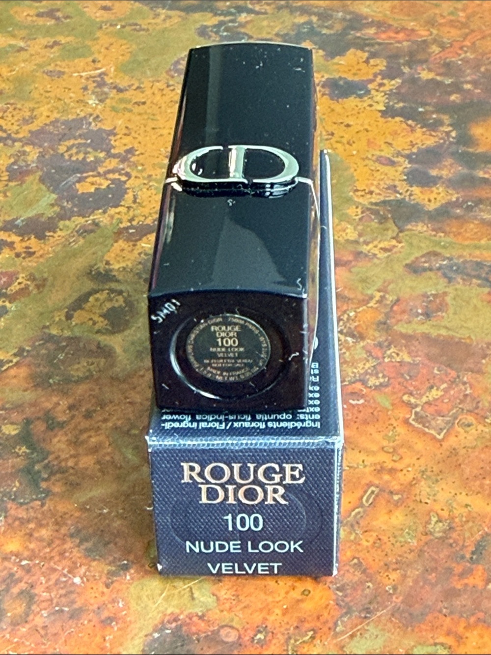 Dior Rouge Dior 100 Nude Look (rosy nude) Velvet Matte Lipstick Deluxe Mini - Picture 4 of 8